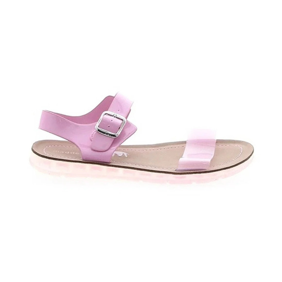 Madden Girl Womens Pink Sandals Size 5 M Casual Side Buckle Summer Open Toe - Picture 2 of 10